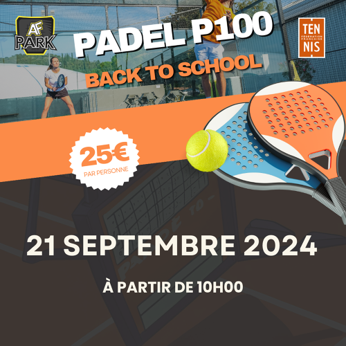 Événement P100 - Padel Back-to-School