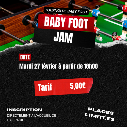 Événement Tournoi Baby Foot #1